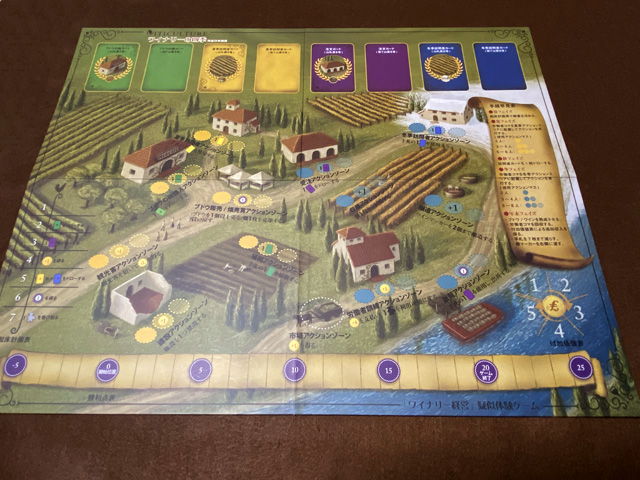 ワイナリーの四季 Viticulture ボードゲームのこと